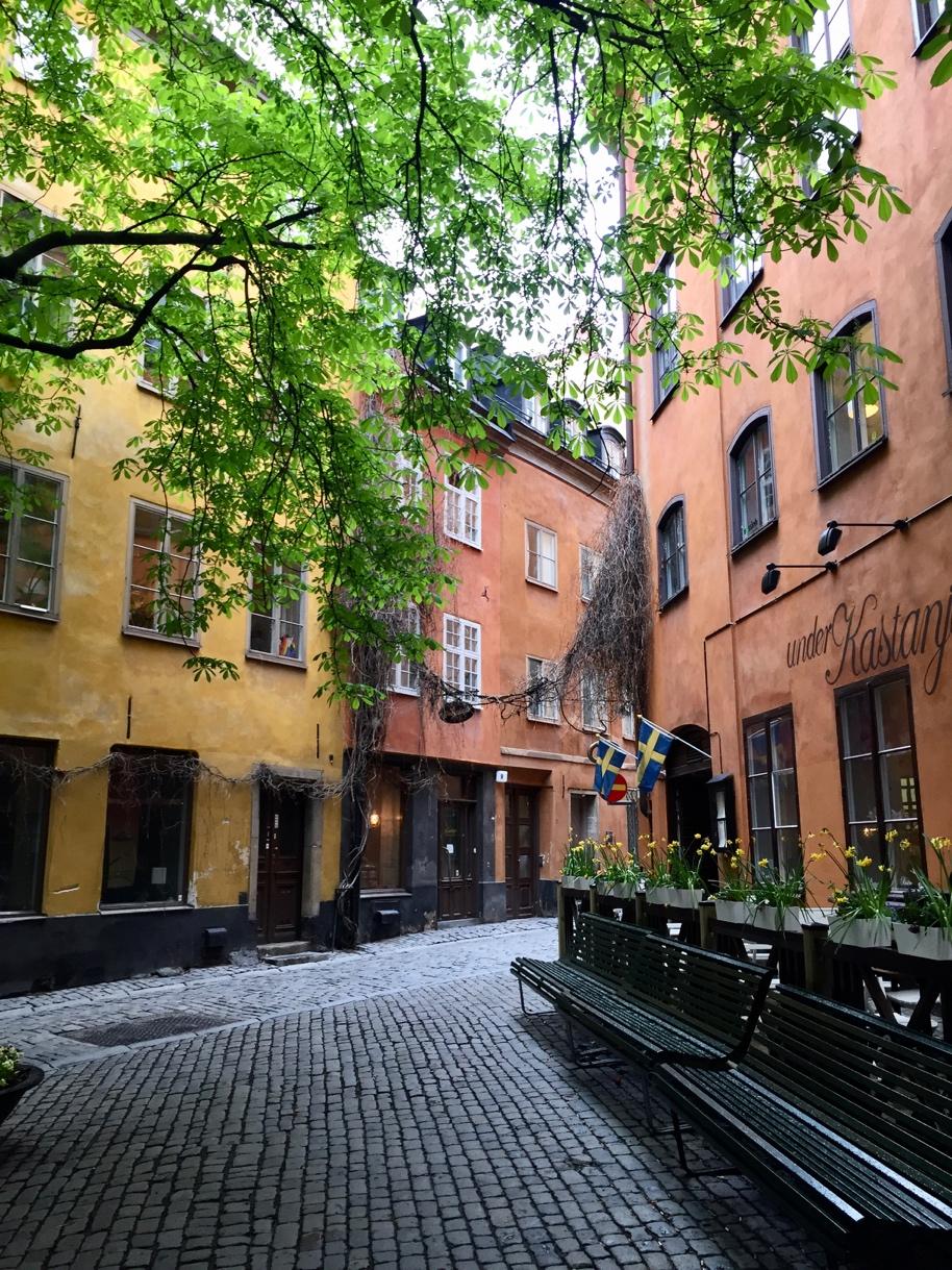 Café under Kastanjen, hidden in the narrow streets of Gamla Stan